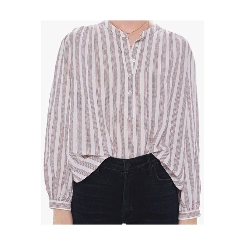 Xirena Channing‎ Striped Cotton Gauze Top